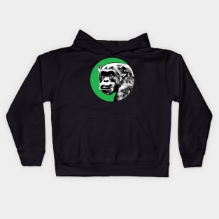 Chimpanzee Stencil Kids Hoodie